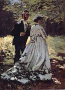 Claude Monet Les Promeneurs china oil painting artist